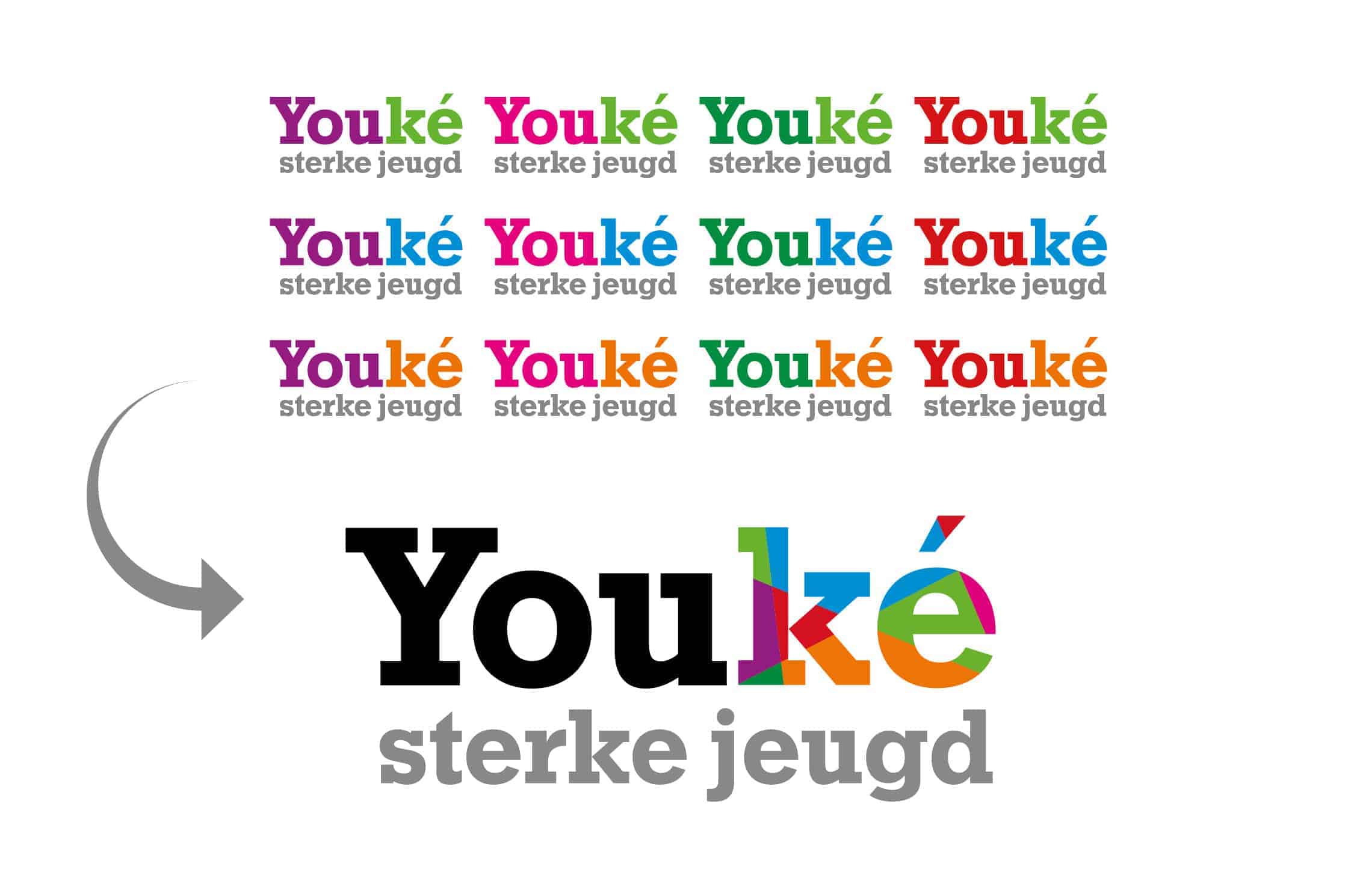 Youké huisstijl nieuw logo